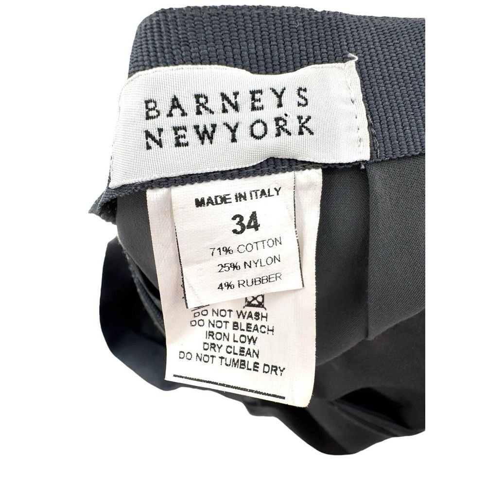 Barneys New York Made in Italy Womens Skirt Size 34/4 Grey Pencil‎ Pockets - Picture 4 of 6